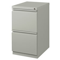 Hirsh Industries 18579 Gray Mobile Pedestal Letter File Cabinet - 15" x 19 7/8" x 27 3/4"