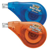 Bic WOTAPP21 Wite-Out EZ Correct Blue / Orange 1/6" x 472" Correction Tape - 2/Pack