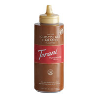 Torani Puremade Salted Chocolate Caramel Flavoring Sauce 12 fl. oz. (16.5 oz.)