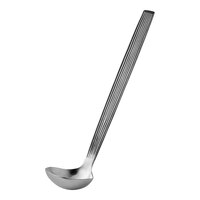 American Metalcraft WVAML 1.5 oz. Wavy Aged Stainless Steel Ladle