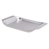 Tablecraft 20005 Better Burger 7" x 10" Stainless Steel Serving Tray