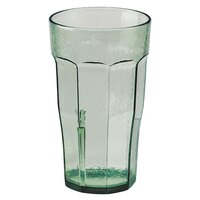 Cambro LT6427 Laguna 6 oz. Spanish Green Customizable SAN Plastic Tumbler - 36/Case