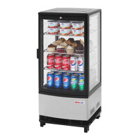 Turbo Air CRT-77-1R-N 17" Diamond Show Case Glass Sided Countertop Display Refrigerator