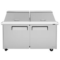 Turbo Air MST-60-24-N M3 Series 60" 2 Door Mega Top Stainless Steel Refrigerated Sandwich Prep Table