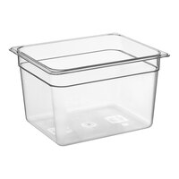 Cambro 28CW135 Camwear 1/2 Size Clear Polycarbonate Food Pan - 8" Deep