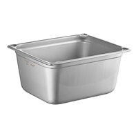 Vollrath 30265 Super Pan 1/2 Size 6" Deep Heavy-Duty Stainless Steel Transport Pan - 20 Gauge