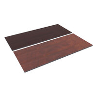 Alera ALETT7230CM 72" x 30" Cherry / Mahogany Rectangular Reversible Laminate Table Top