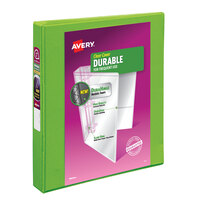 Avery® 17832 Green Durable View Binder with 1" Slant Rings