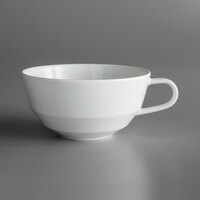 Schonwald 9125179 Allure 9.75 oz. Bone White Porcelain Low Cup - 12/Case