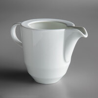 Schonwald 9124730 Allure 10 oz. Bone White Porcelain Creamer - 6/Case