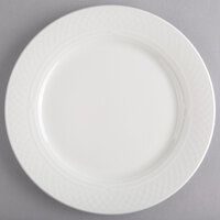 Homer Laughlin from Steelite International HL8776900 Kensington Ameriwhite 9" Bright White China Plate - 24/Case