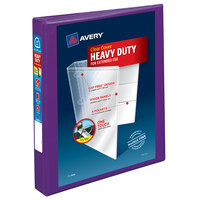 Avery® 79771 Purple Heavy-Duty View Binder with 1" Locking One Touch EZD Rings