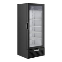 Beverage-Air MT12-1B 25" Marketeer Series Black Refrigerated Glass Door Merchandiser with LED Lighting