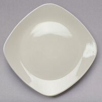 Tuxton BEH-090C 9" Eggshell Square China Plate - 12/Case