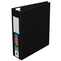 Avery® 79993 Black Heavy-Duty Non-View Binder with 3" Locking One Touch EZD Rings / Label Holder