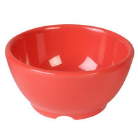 Thunder Group CR5804RD Orange 10 oz. Melamine Soup Bowl, 4 5/8" - 12/Case