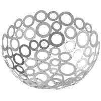 American Metalcraft WCW81 8" Round Silver Go-Go Basket