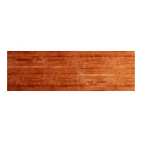 Lancaster Table & Seating Industrial 30" x 96" Solid Wood Live Edge Table Top with Rustic Mahogany Finish