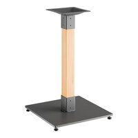 Lancaster Table & Seating Industrial Table Base with Bleached Oak Finish