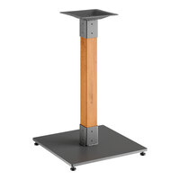 Lancaster Table & Seating Industrial Table Base with Honey Maple Finish