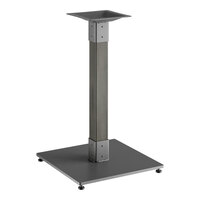 Lancaster Table & Seating Industrial Table Base with Slate Gray Finish