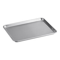 Baker's Lane Half Size NSF 12 Gauge 13" x 18" Open Bead Rim Heavy Duty Aluminum Bun / Sheet Pan