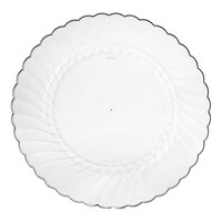 WNA Comet CW75180 Classicware 7 1/2" Clear Plastic Plate - 180/Case