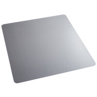 ES Robbins 132131 EverLife 53" x 45" Clear Vinyl Rectangle Straight Edge Heavy Use Hard Floor Chair Mat