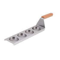 Tablecraft Better Burger Stainless Steel Spatula Server / Flight Paddle