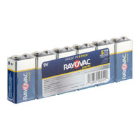 Rayovac AL9V-6J Ultra Pro Industrial 9V Alkaline Batteries   - 6/Pack