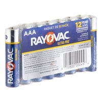 Rayovac ALAAA-8J Ultra Pro Industrial AAA Alkaline Batteries   - 8/Pack