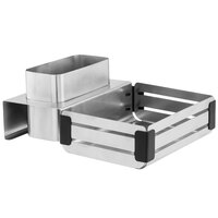 Walco WLCRA2BB Crate Stainless Steel Bread & Baguette Set