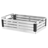 Walco WLCRA14BB Crate 14" x 8" Stainless Steel Bread Basket