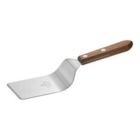 Victorinox 7.6259.5 4" x 2 1/2" Solid Grill Turner - Wood Handle