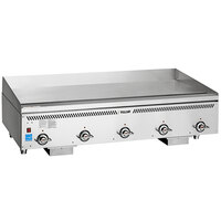 Vulcan VCCG60-AC Natural Gas 60" Griddle with Atmospheric Burners and Rapid Recovery Plate - 150,000 BTU