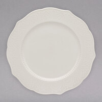 10 Strawberry Street DHLA-0004 Dahlia 7 1/2" White New Bone China Side Plate - 24/Case