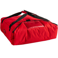 Cambro GBP220521 Customizable Insulated Red Pizza Delivery GoBag™ - Holds up to (2) 20" or (3) 18" Pizza Boxes
