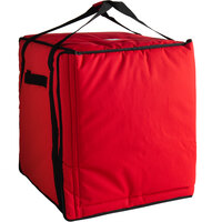 Cambro GBPP1018521 Customizable Insulated Red Premium Pizza Delivery GoBag™ - Holds up to (10) 18" Pizza Boxes