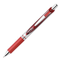 Pentel BL77B EnerGel RTX Red Ink with Gray Barrel 0.7mm Retractable Liquid Gel Pen