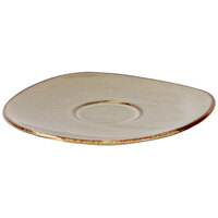 Bon Chef 2300052P Tavola Harbour 5" Porcelain Espresso Saucer Plate - 24/Case