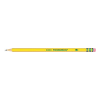 Dixon Ticonderoga 13806 Pre-Sharpened Yellow Barrel Pencil HB #2 - 12/Pack