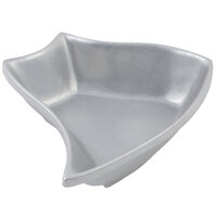 Bon Chef 70006P Futura 32 oz. Pewter-Glo Cast Aluminum Bowl - 2/Case