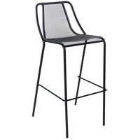 BFM Seating Kingston Black Bar Height Stool