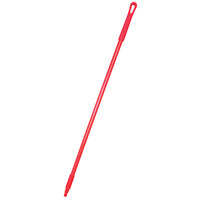 Carlisle 41225EC05 Sparta 48" Red Threaded Fiberglass Broom / Squeegee Handle