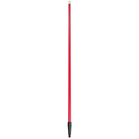 Carlisle 4022005 Sparta 60" Red Tapered / Threaded Fiberglass Broom / Squeegee Handle