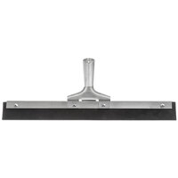 Carlisle 361201800 Flo-Pac 18" Black Straight Blade Rubber Squeegee with Metal Frame