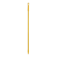 Carlisle 40225EC04 Sparta 60" Yellow Threaded Fiberglass Broom / Squeegee Handle