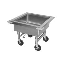 Advance Tabco 9-FSS-20 Mobile Silverware Soaking, 22" x 22" Sink