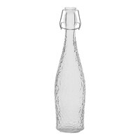 Libbey 110237 25.3 oz. Glacier Oil / Vinegar / Water Bottle with Clear Wire Bail Lid - 6/Case