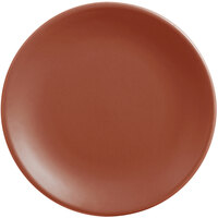 Libbey DRI-1-C Driftstone 6" Clay Satin Matte Porcelain Coupe Plate - 24/Case